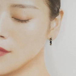 K18YG Onyx Bông tai - Hàng hiệu Chính hãng 868902