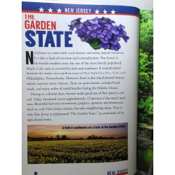 New Jersey The Garden State The United States of America BÌA CỨNG mới 85% bẩn nhẹ John Hamilton HPB2707 NGOẠI VĂN 458543