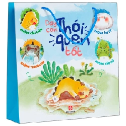 Bộ Sách Dạy Con Thói Quen Tốt- Không Cáu Giận + Không Tham Lam + Không Ấm Ức + Không Xấu Hổ (Túi 4 Tập) - Tạ Như, Diêm Sảng