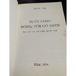 Buổi sáng bóng tối cô đơn - Quỳnh Dao ( Liêu Quốc Nhĩ dịch ) 750909