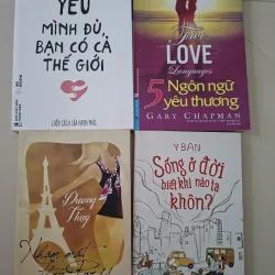 [Thanh lý] Combo 4 sách truyện về yêu thương - sách cũ 1039300