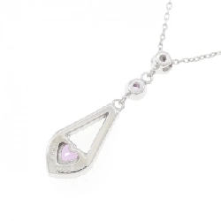 K18WG Dây chuyền hình trái tim Sapphire 0.33CT - Hàng hiệu Chính hãng 857170