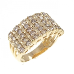 Nhẫn kim cương K18YG 1.06CT - Hàng hiệu chính hãng