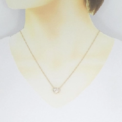 K18YG Dây chuyền kim cương hình trái tim Pavé 0.45CT - Hàng hiệu Chính hãng 863707