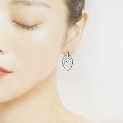 K18WG Bông tai kim cương 1.24CT - Hàng hiệu Chính hãng 866390