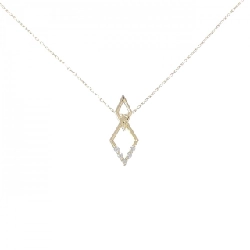 Dây chuyền kim cương K18YG 0.042CT - Hàng hiệu Chính hãng