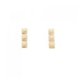 K18YG Bông tai - Hàng hiệu Chính hãng