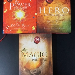 Bộ 3 cuốn sách của Rhonda Byrne: Power, Hero, the Magic