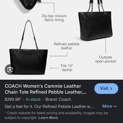 Túi Coach: Cammie Chain Tote 327484