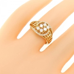 Nhẫn kim cương K18YG 0.33CT 673014