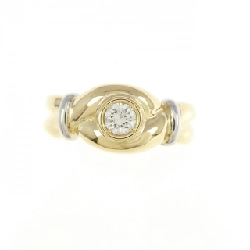 Nhẫn kim cương K18YG/PT900 0.17CT 670623