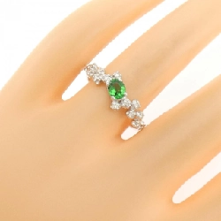 Nhẫn Garnet Xanh K18WG 0.37CT - Hàng hiệu Chính hãng 851315