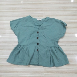 Áo babydoll gài nút (có ảnh cận chất)