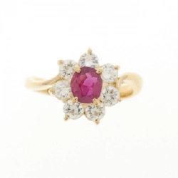 Nhẫn ruby K18YG 0.45CT 668188