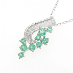 Dây chuyền Emerald PT950/PT850 0.40CT - Hàng hiệu Chính hãng 847894