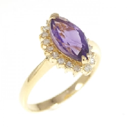 Nhẫn Amethyst K18YG