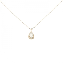 K10YG Dây chuyền đá mặt trăng - Hàng hiệu Authentic