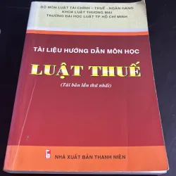 [pháp luật] Luật Thuế