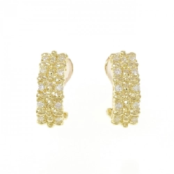 K18YG Bông tai/Khuyên tai kim cương 0.30CT - Hàng hiệu Chính hãng