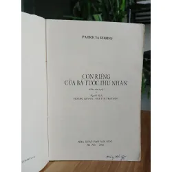 Con riêng của bá tước phu nhân – Patricia Robins 558502