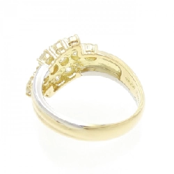 Nhẫn kim cương K18YG/PT850 1.05CT 670613