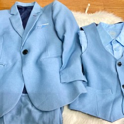 Thanh lý bộ vest nam tre em size 10, cho bé dưới 1m4, nặng 30- dưới 40kg, vest phú thành