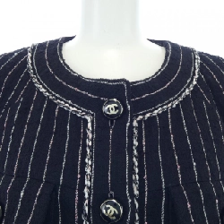 Jacket không cổ CHANEL P74419V65934 23P 632601