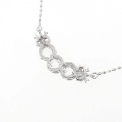 K18WG Dây chuyền kim cương hình ruy băng 0.30CT - Hàng hiệu Chính hãng 865674