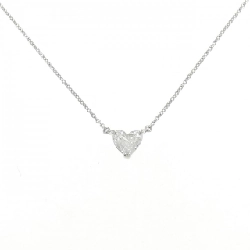Dây chuyền kim cương PT 0.363CT F SI2 hình trái tim - Hàng hiệu Authentic