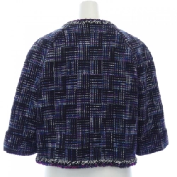 【Khuyến mãi】Áo khoác không cổ CHANEL 642062