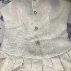 Đầm cúp ngực trắng size S 748799