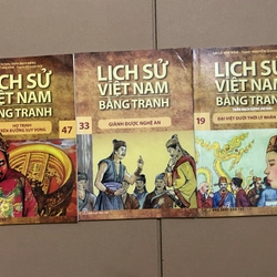 3 quyển lịch sử Việt Nam bằng tranh