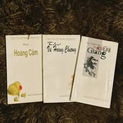 3 cuốn thơ khổ nhỏ