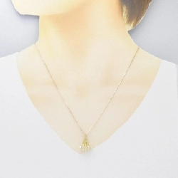 K18YG Dây chuyền kim cương - Hàng hiệu Authentic 864572