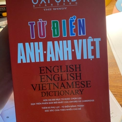 Từ điển Anh-Anh Việt mới 100%- bìa cứng đẹp 