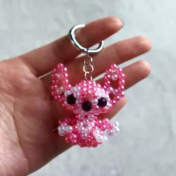 Móc khoá Stitch bằng cườm 934135