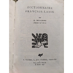 Français Latin - Dictionnaire Hatier 997325