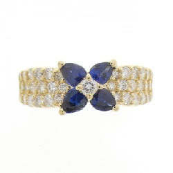 Nhẫn Sapphire Hoa K18YG 0.83CT - Hàng hiệu Chính hãng 854771