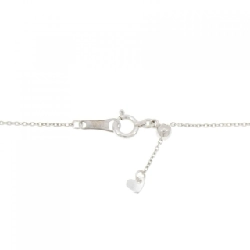 K18WG Dây chuyền kim cương hình trái tim Pavé 0.25CT - Hàng hiệu Chính hãng 858409