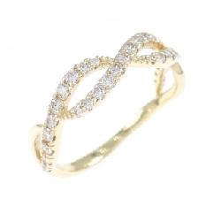 【Sản phẩm mới】Nhẫn kim cương K18YG 0.35CT