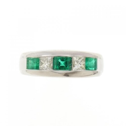 Nhẫn Emerald PT900 0.72CT - Hàng hiệu Chính hãng 848273