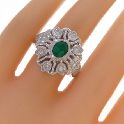 Nhẫn Emerald PT900 0.86CT - Hàng hiệu Chính hãng 852780