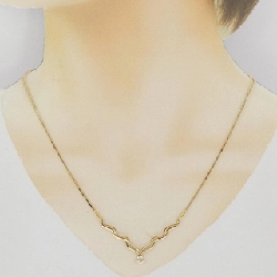 Dây chuyền kim cương K18YG 0.12CT - Hàng hiệu Chính hãng 860929