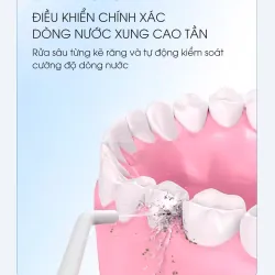 Máy tăm nước Kalite KHF03 làm sạch răng đánh bay mảng bám 788873