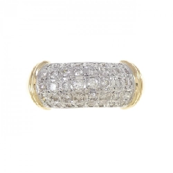 Nhẫn kim cương K18YG/PT900 0.70CT 665432