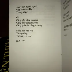 Thơ trong nhật ký - Trịnh Bửu Hoài 1025195