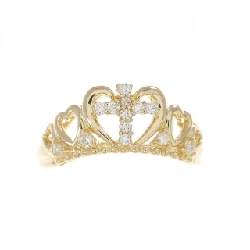 Nhẫn kim cương K18YG Tiara×Cross 0.14CT - Hàng hiệu Chính hãng 850641