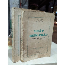 Luật Hiến Pháp khuôn mẫu dân chủ - Lê Đình Chân ( trọn bộ 2 tập ) 126245