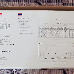 Bàn phím có dây Mitsumi KFK - EA4/5XT cổng tròn PS2 huyền thoại  19381