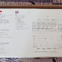 Bàn phím có dây Mitsumi KFK - EA4/5XT cổng tròn PS2 huyền thoại  19381